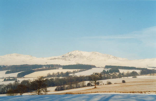 View of the hills